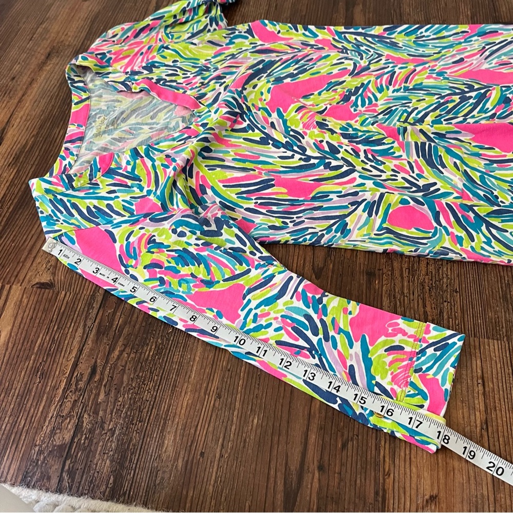 LILLY PULITZER ROSSMORE DRESS MULTI PALM READER SIZE SMALL - Picture 5 of 12